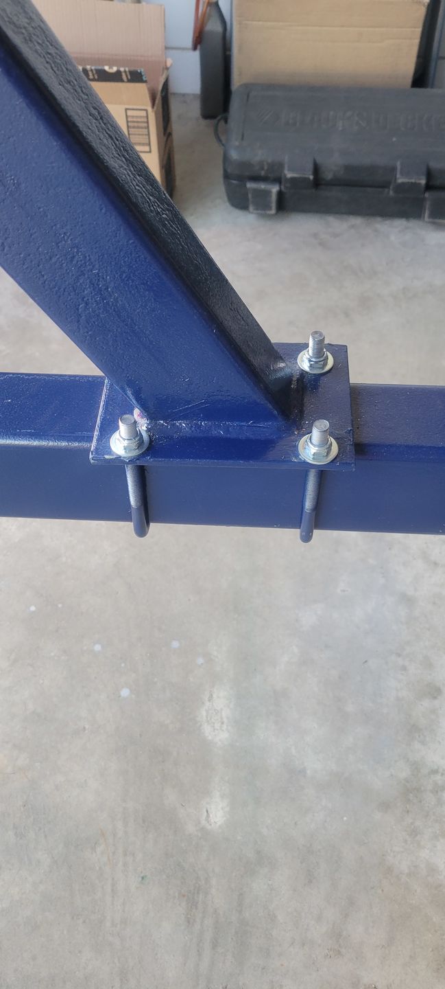 Customer photo review of 3/8 Inch Diameter U-Bolts - Square
