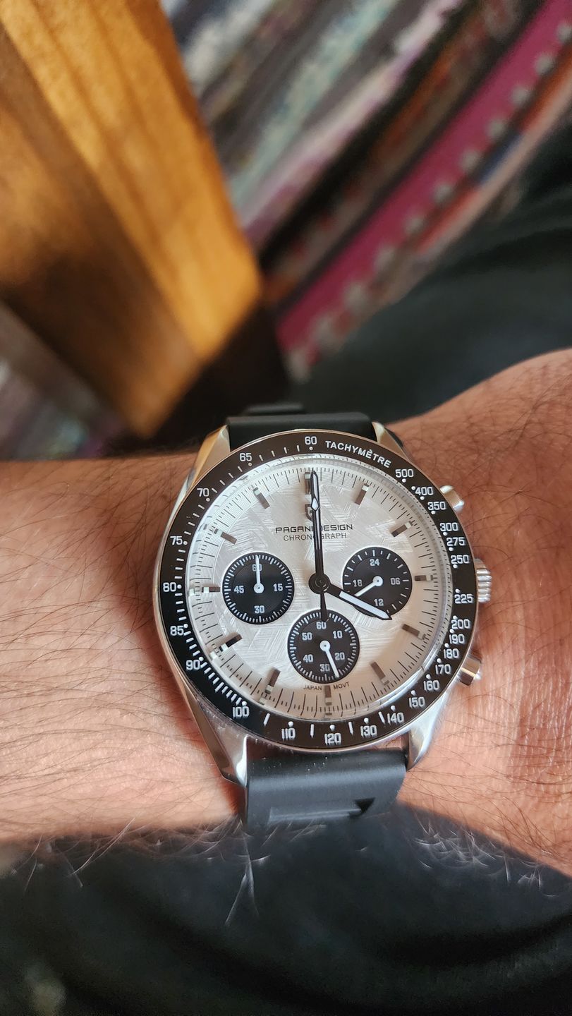 Customer photo review of Pagani Design PD-1701 "Speedmaster Moonwatch"