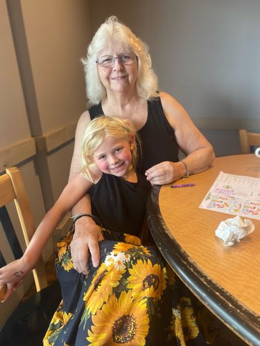 Customer photo review of Mommy and Me Matching Dress Summer Sunflower Dress