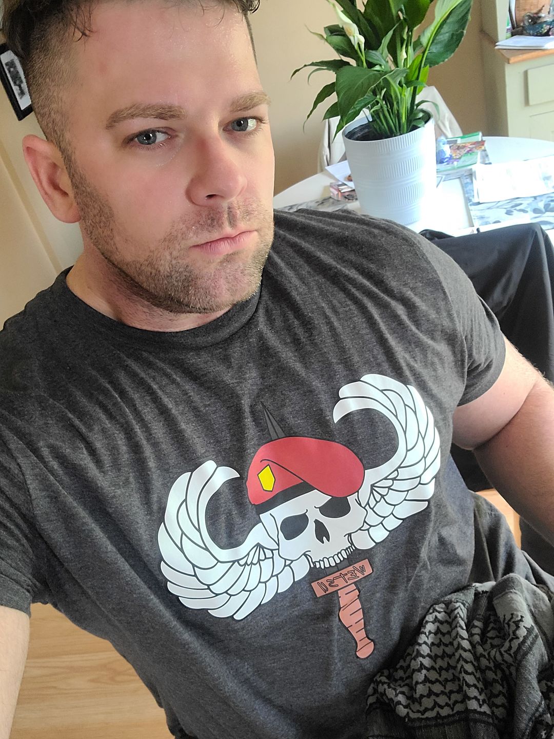 Customer photo review of OG Logo Shirt in Gray