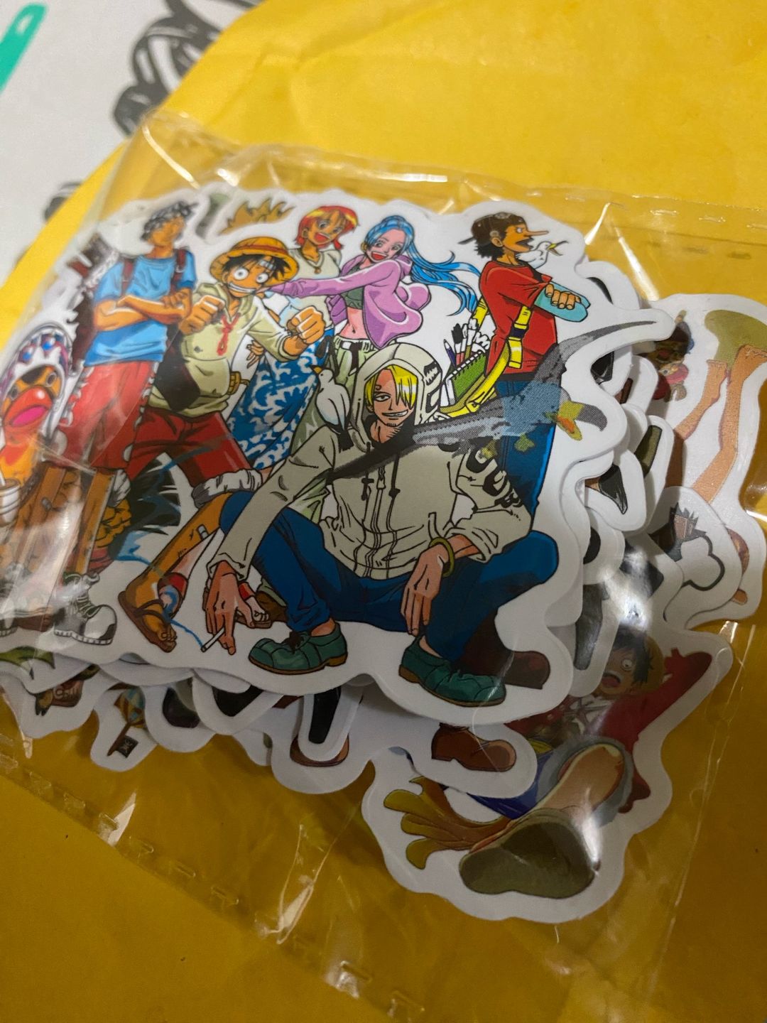 Customer photo review of Vinyl Waterproof Stickers