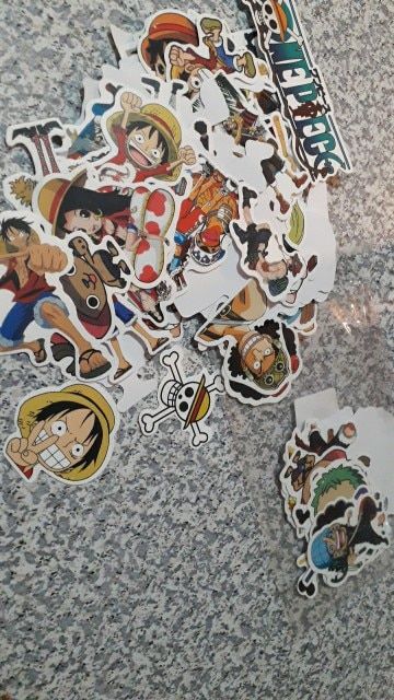Customer photo review of Vinyl Waterproof Stickers