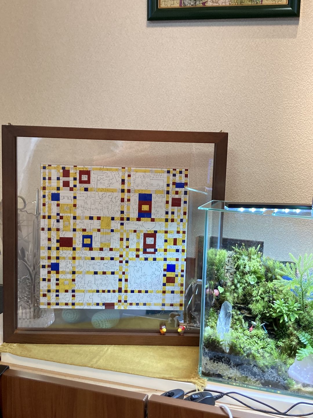 Customer photo review of 巨匠の破片 モンドリアン　パズルとフレームのセット