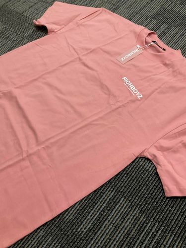 Customer photo review of DROP SHOULDER TEE - PASTEL PINK