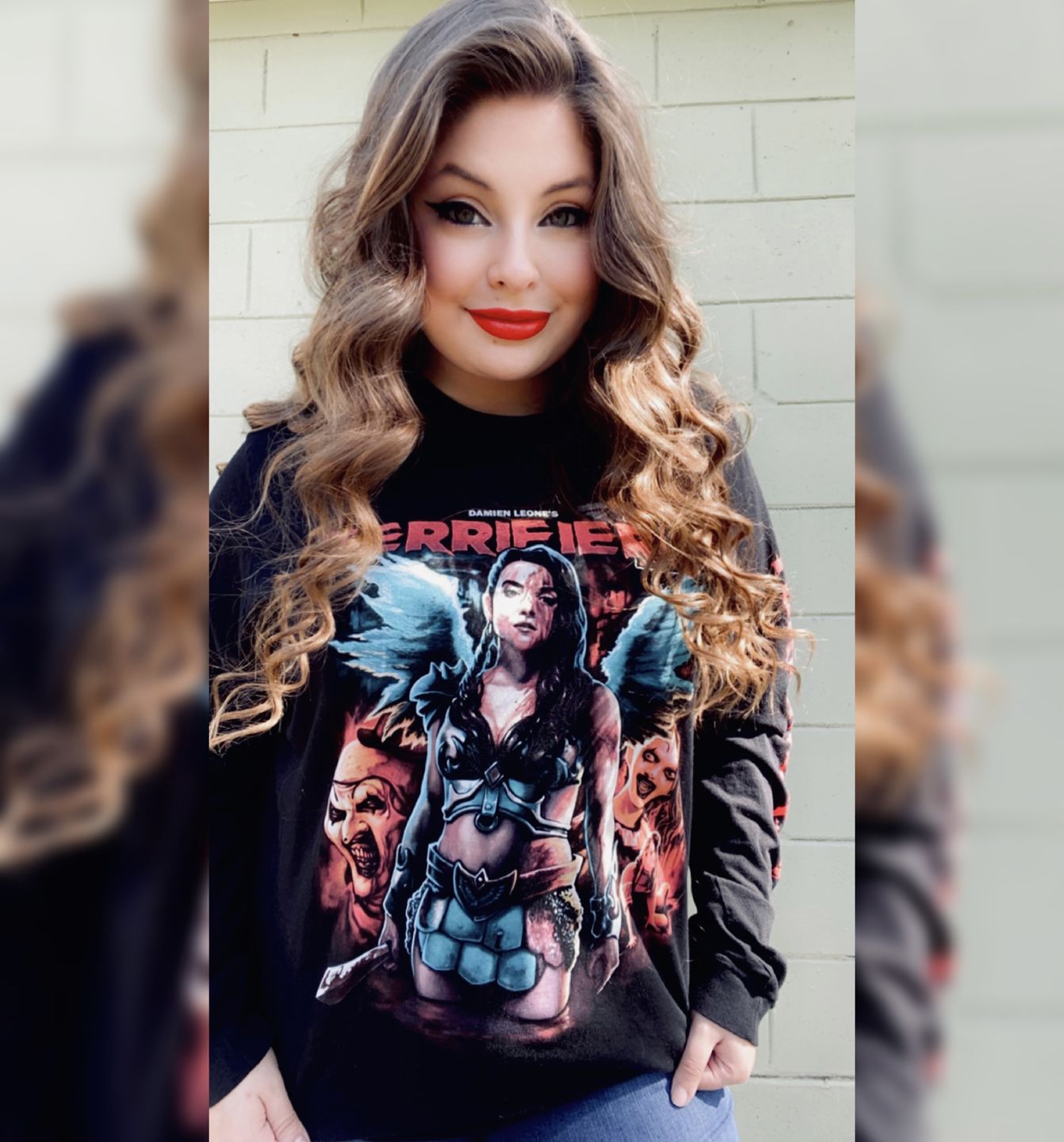 Customer photo review of Terrifier 2 No Escape T-Shirt