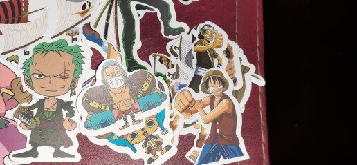 Customer photo review of Vinyl Waterproof Stickers