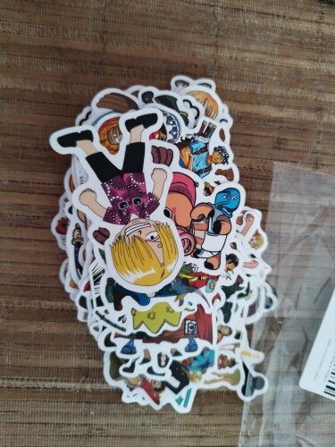 Customer photo review of Vinyl Waterproof Stickers