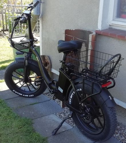 Customer photo review of CMACEWHEEL Y20 750W 20" Step-through Folding Electric  15Ah Fat E-Bike [ Pre-order ]