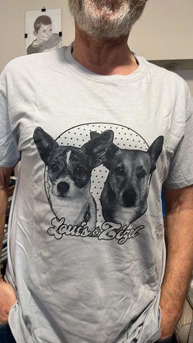 Customer photo review of T-shirt με το Δικό σας Κατοικίδιο