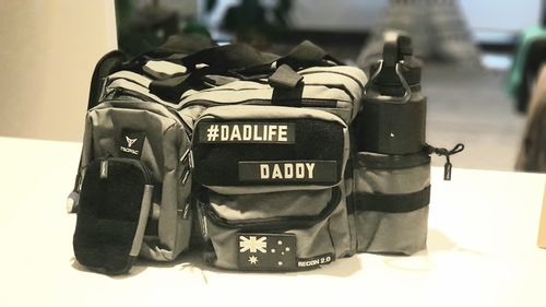 Customer photo review of Tacpac 'Recon 2.0' Slate Grey Nappy Bag Set