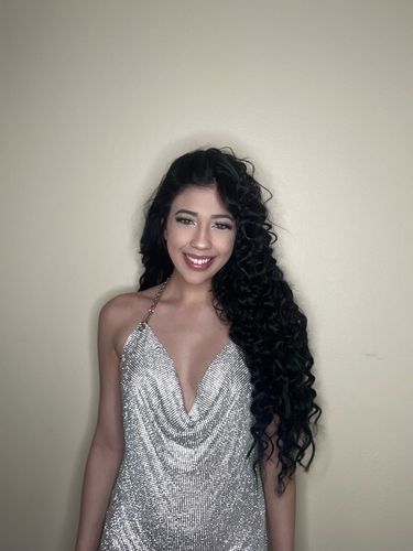 Customer photo review of Paris Crystal Dress (SILVER)