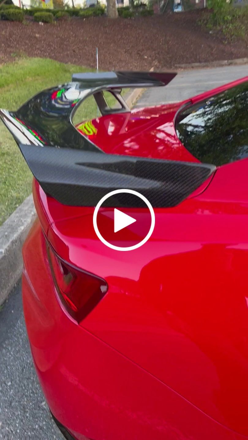 Customer video review of 2016-2023 Chevy Camaro ZL1 1LE Full Carbon Fiber 1pc Rear Spoiler