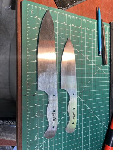 Customer photo review of 2 x 72 Inch EdgeCore Premium Ceramic Grinding Belts