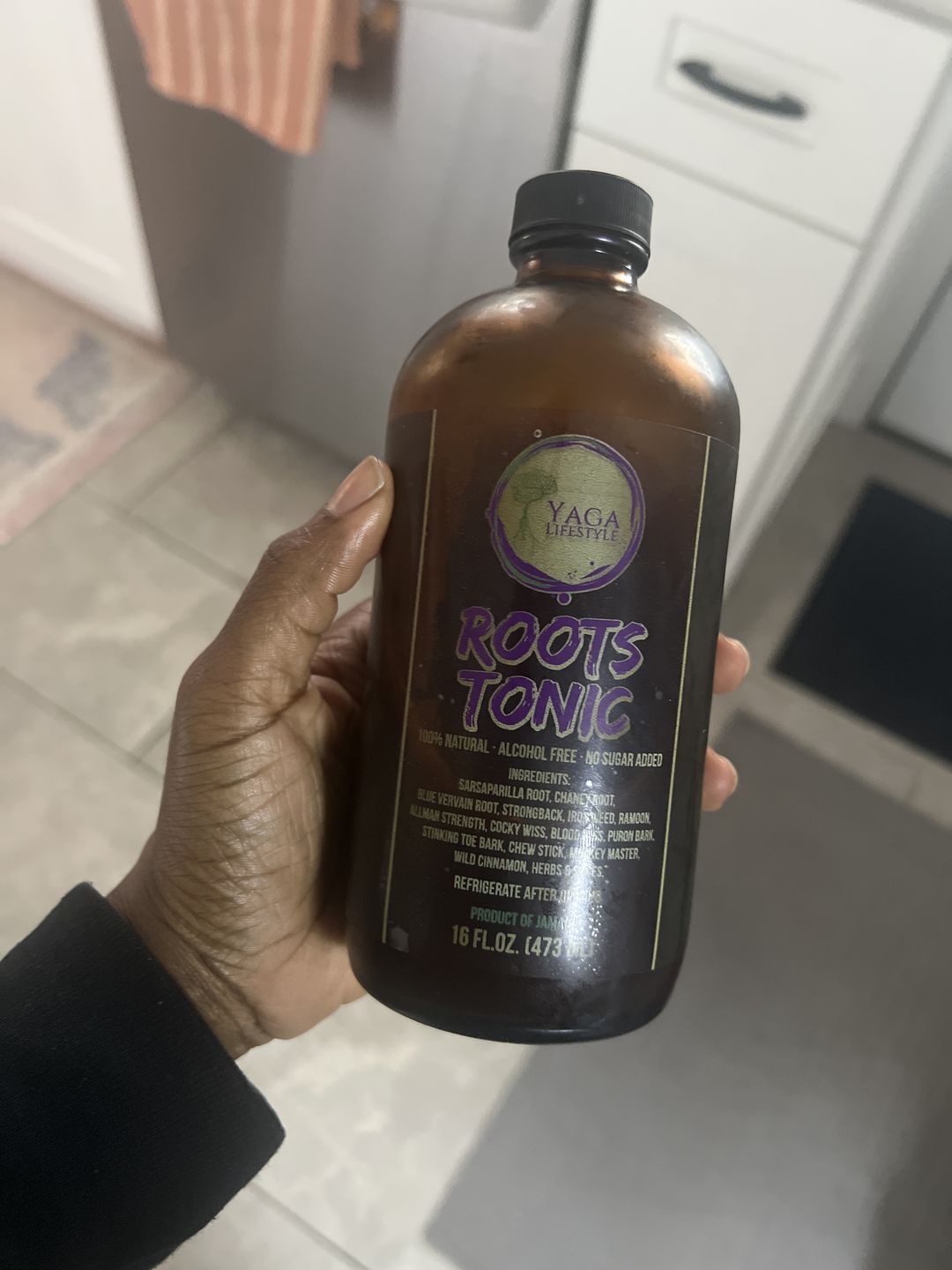 Customer photo review of Yaga Roots Tonic™