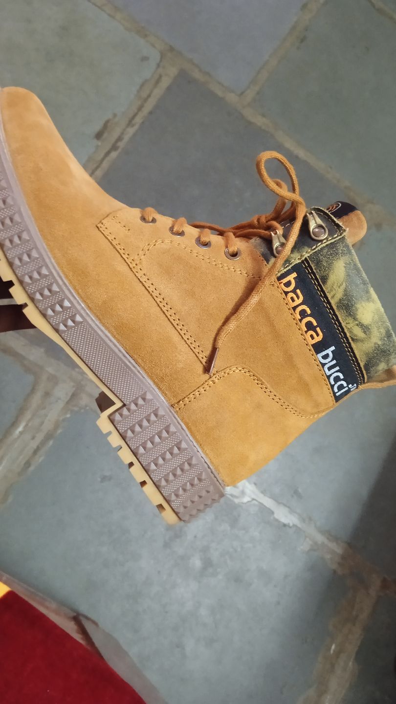 Customer photo review of Bacca Bucci Men's URBAN Boots for Men | Suede Leather Boots for Extra Comfort & Durability