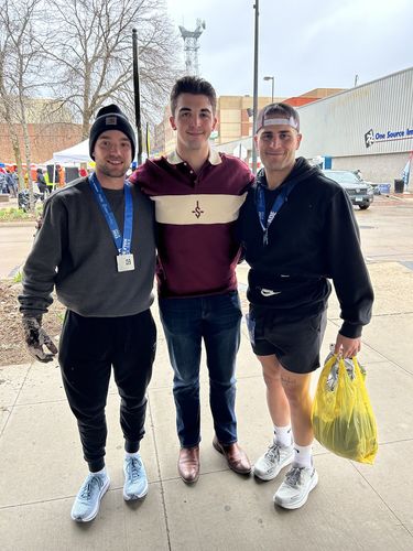 Customer photo review of Shell Corp Benefactor Polo Shirt - Brick