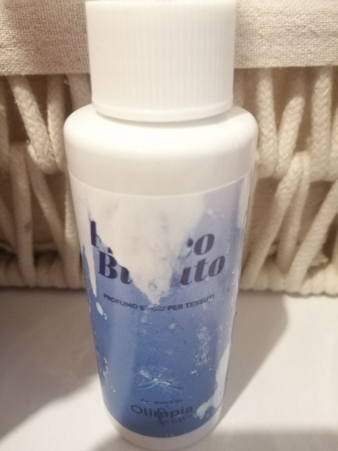 Customer photo review of Profumo spray per tessuti Fresco Bucato ml.100