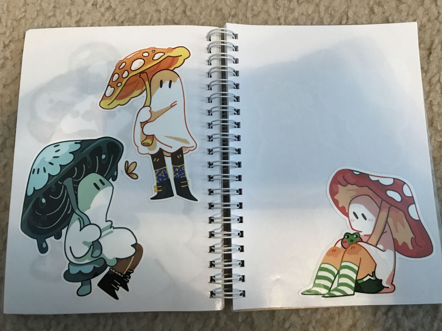 Customer photo review of Cute Ghost Stickers! : V6