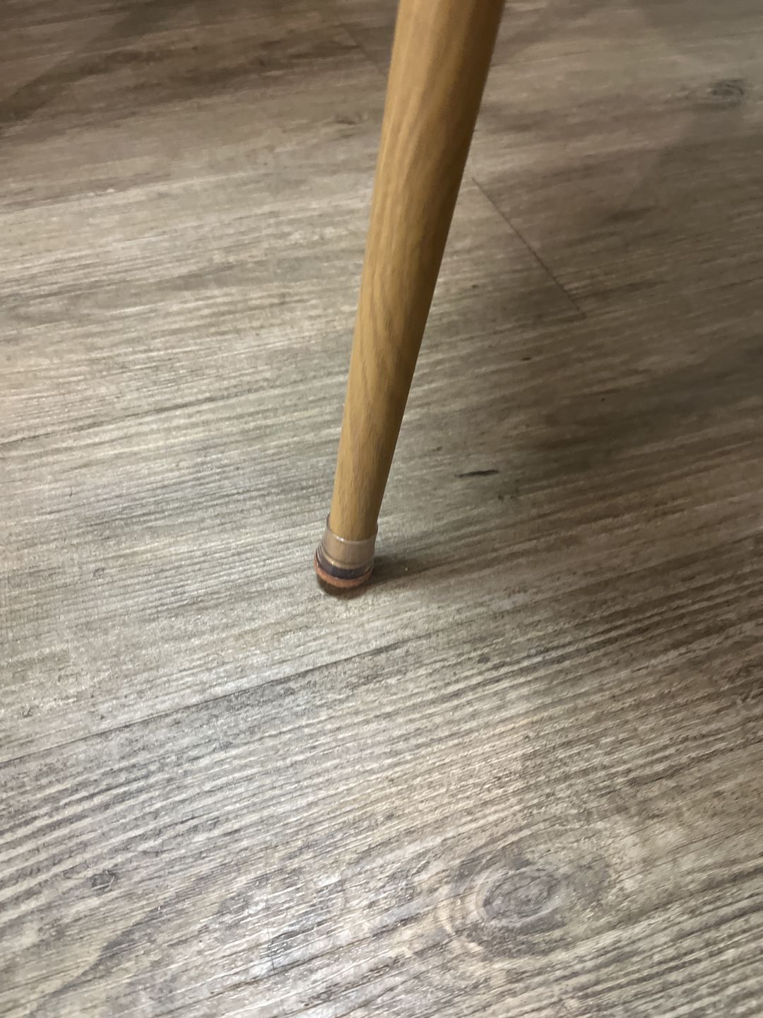 Customer photo review of Groovy Silicone Felt Chair Leg Glides