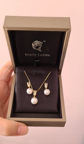 Customer photo review of Elegant Freshwater Pearl Set WS00069