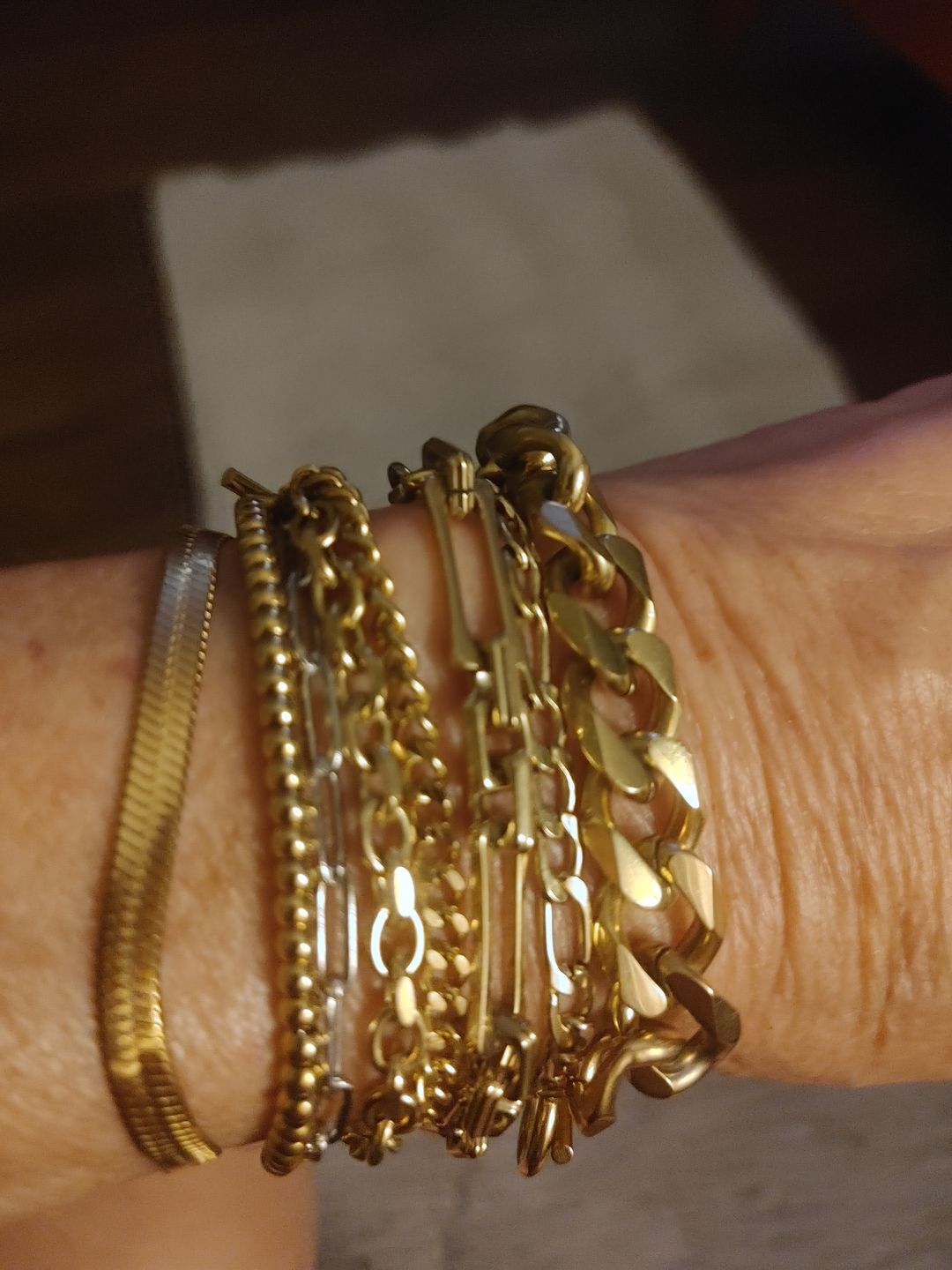 Customer photo review of The Lovers Chain Bracelet