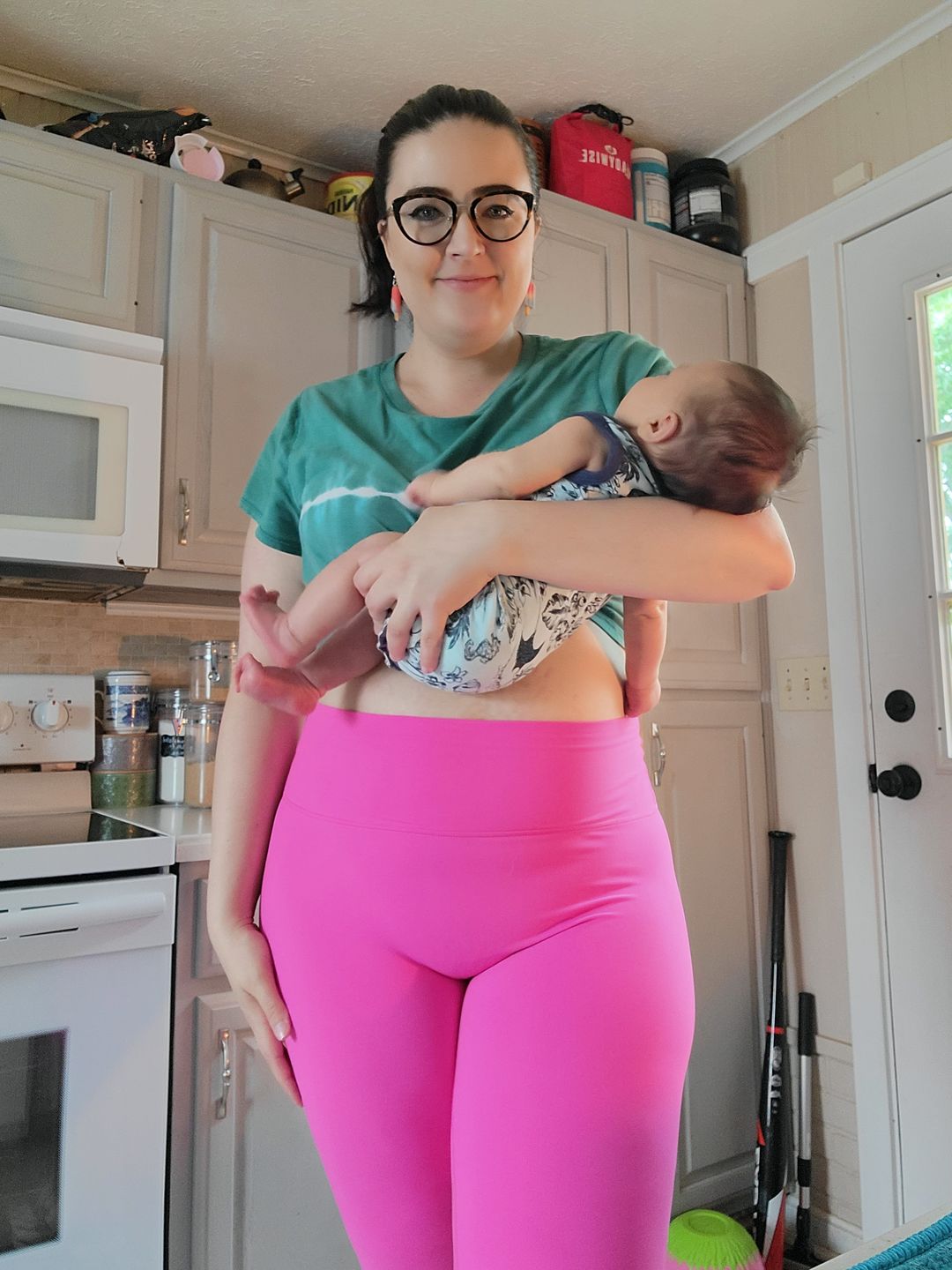 Customer photo review of NKD Leggings | Hot Pink
