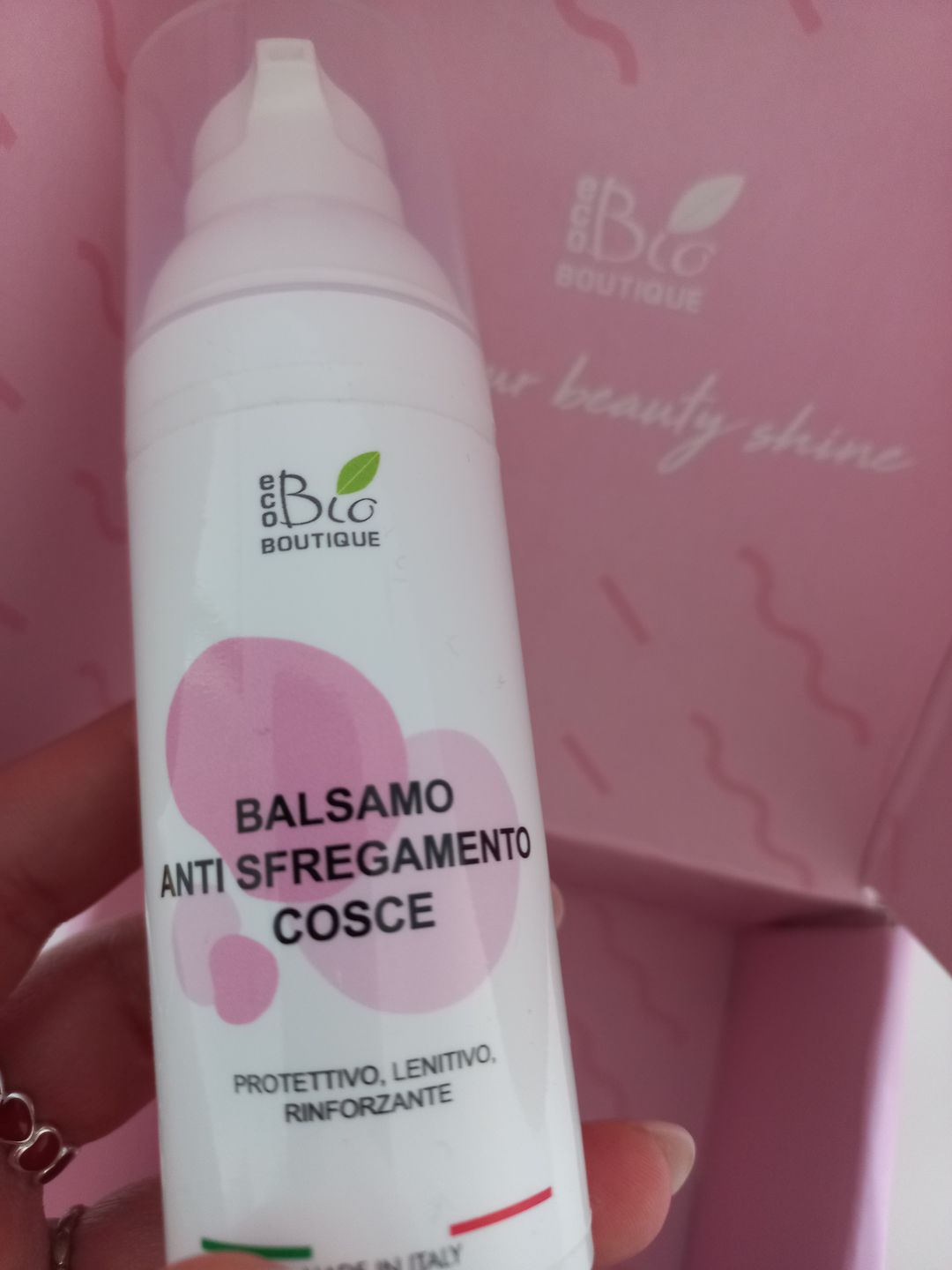 Customer photo review of Balsamo Anti Sfregamento Cosce