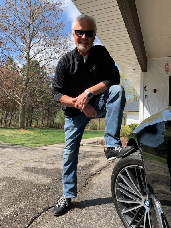 Customer photo review of Men's GrandPrix Sneaker in Asphalt (Black and Gray)