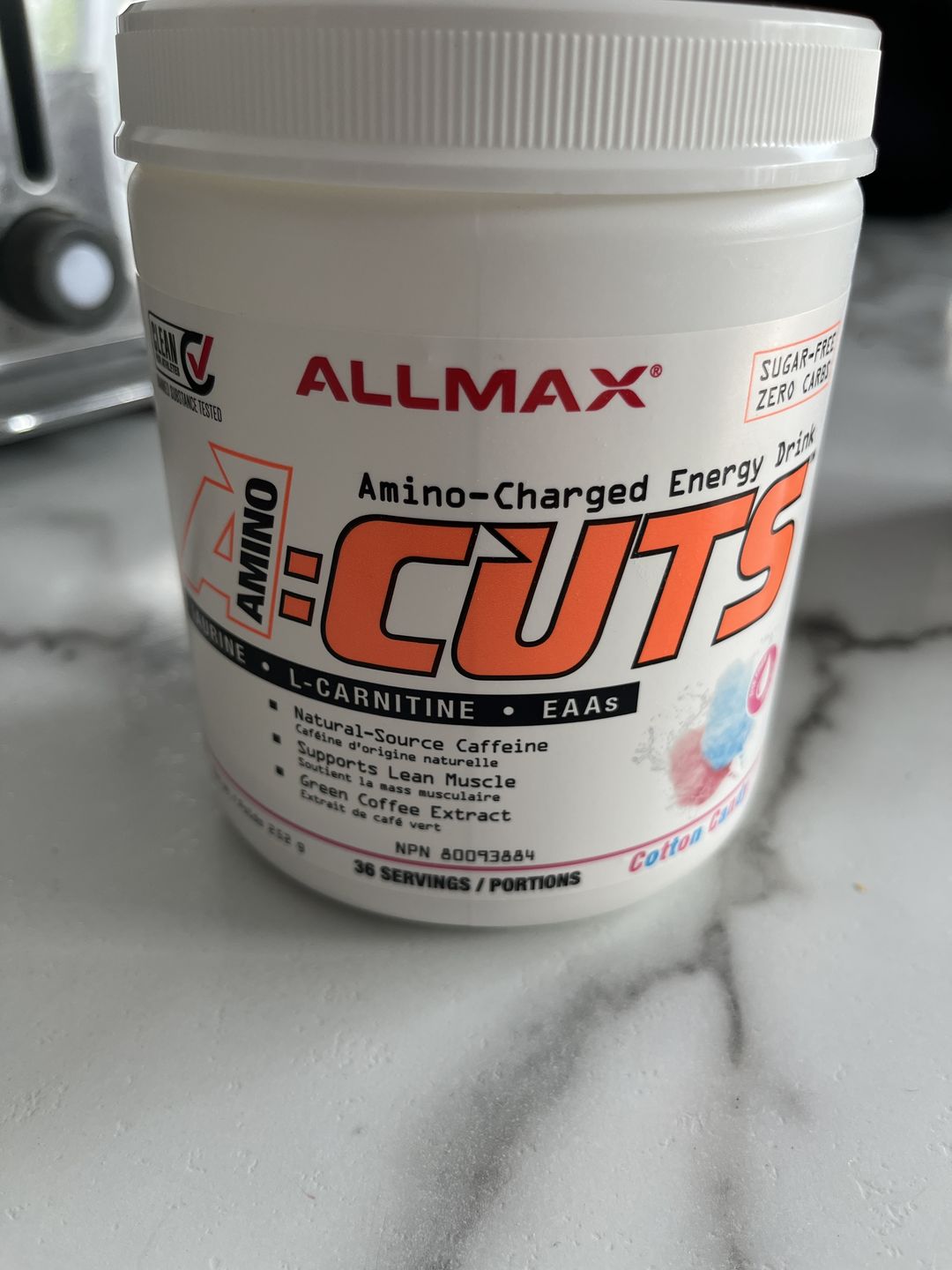 Customer photo review of Allmax - A-CUTS 252g