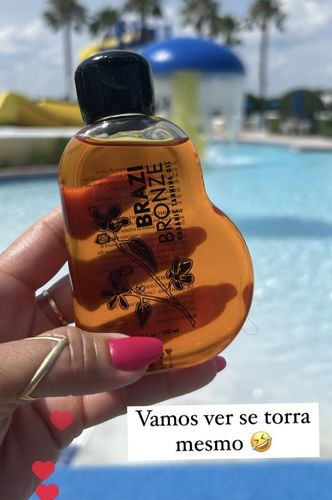 Customer photo review of 100% Natural & Organic Tanning Oil