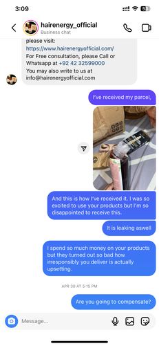 Customer photo review of Whole Blends Hair Food