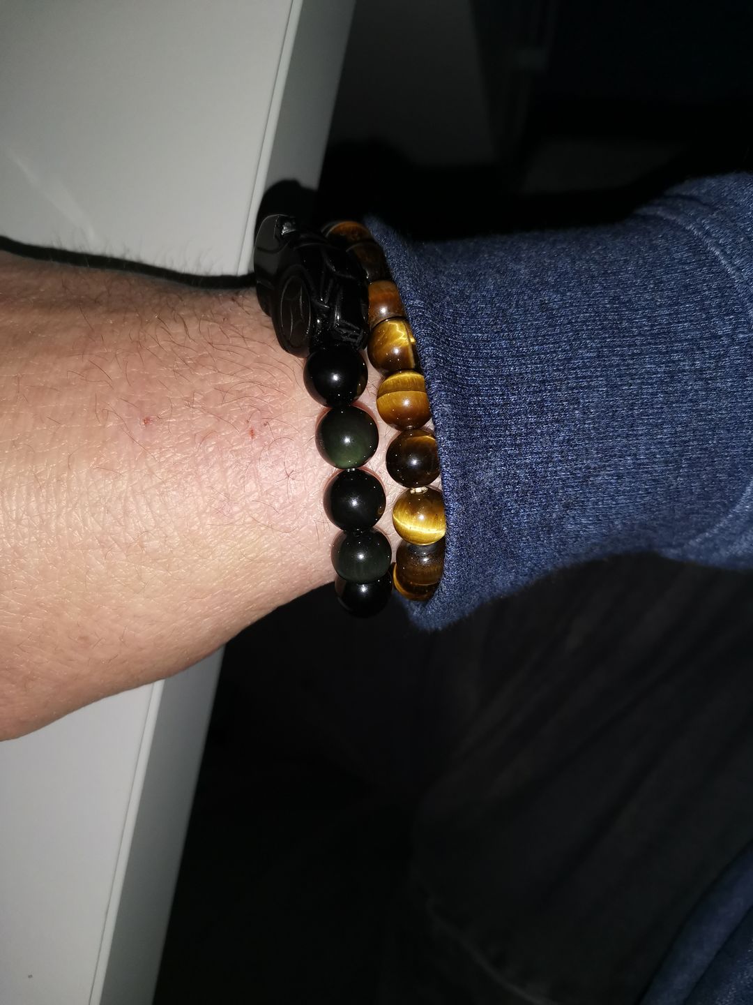Customer photo review of Pi Yao Obsidian Wealth Bracelet