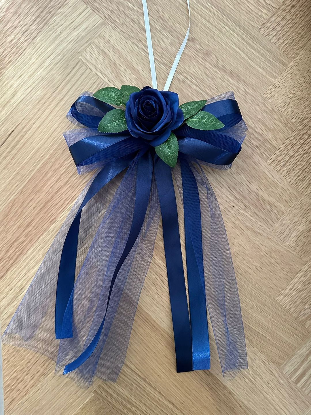 Customer photo review of Blumengesteck Außenspiegel 2er-Set  - Royal Blau