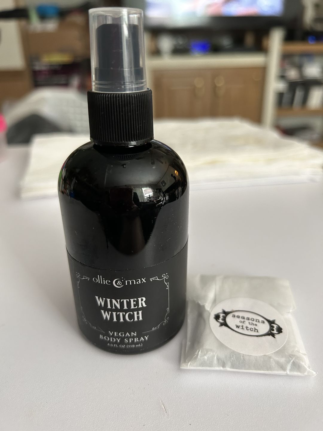 Customer photo review of Winter Witch Body Spray