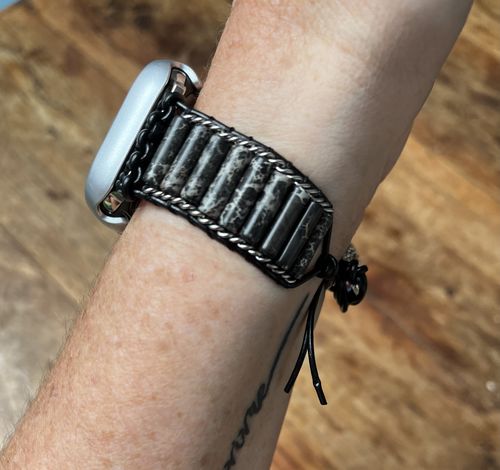 Customer photo review of Indigo Fusion Kaiserjaspis Apple Watch-Uhrenarmband
