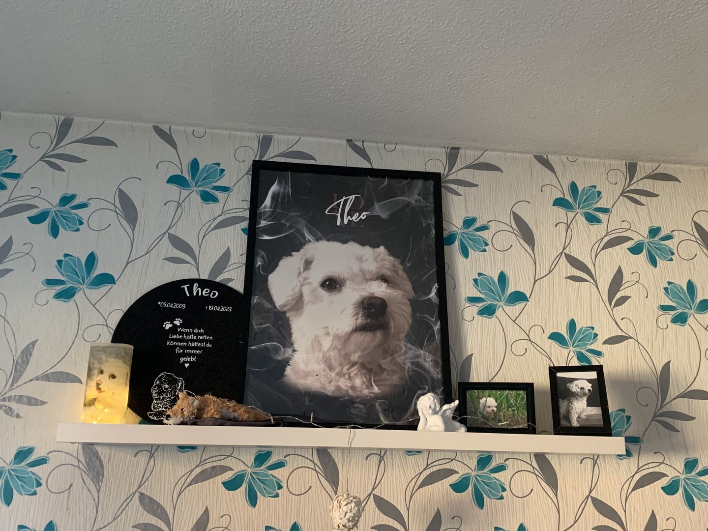 Customer photo review of Personalisiertes Portrait Poster und Leinwand - Rauch Stil