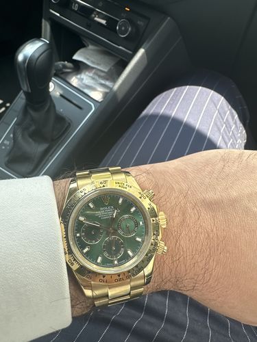 Customer photo review of Rolex Daytona Green 116508 Replica