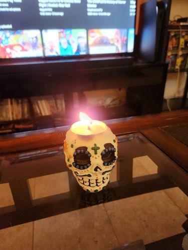 Customer photo review of Nag Champa, Soy Tea Light 12-Pack