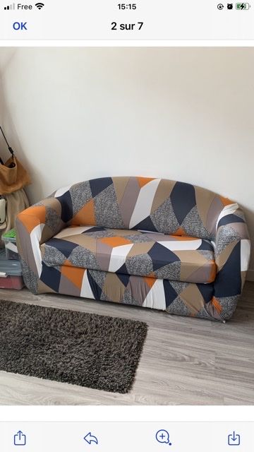 Customer photo review of Modern - Housse de Canapé Extensible