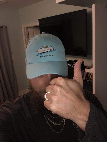Customer photo review of Custom Performance Dad Hat
