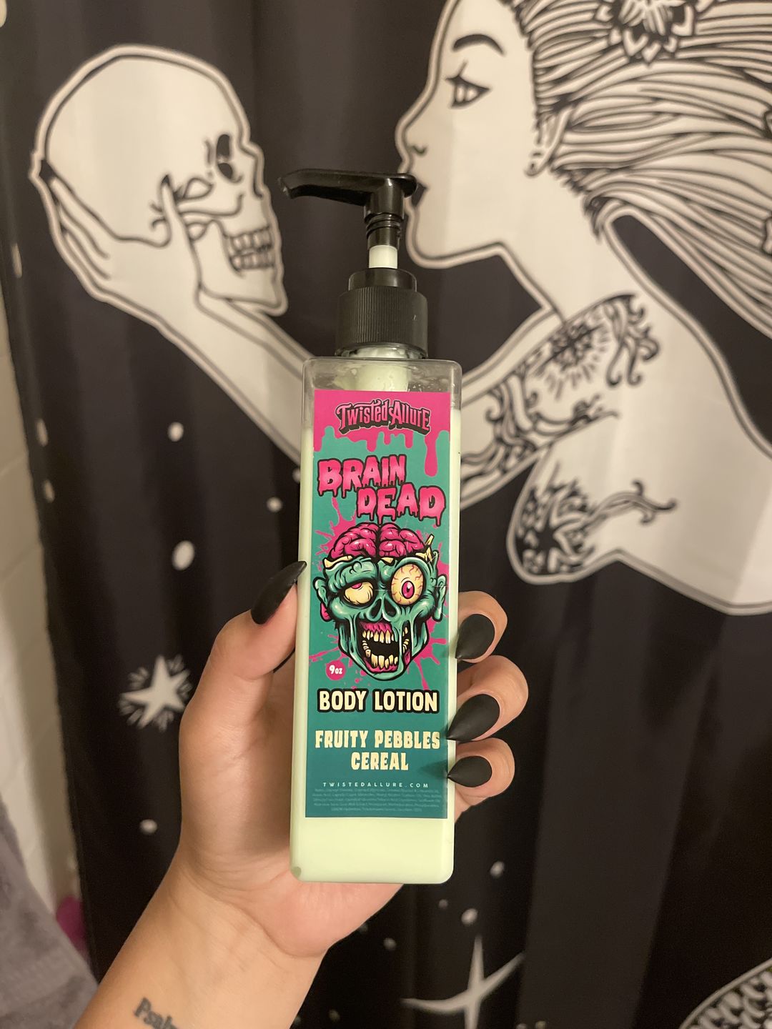 Customer photo review of Brain Dead Body Lotion (Fruity Pebbles Cereal)