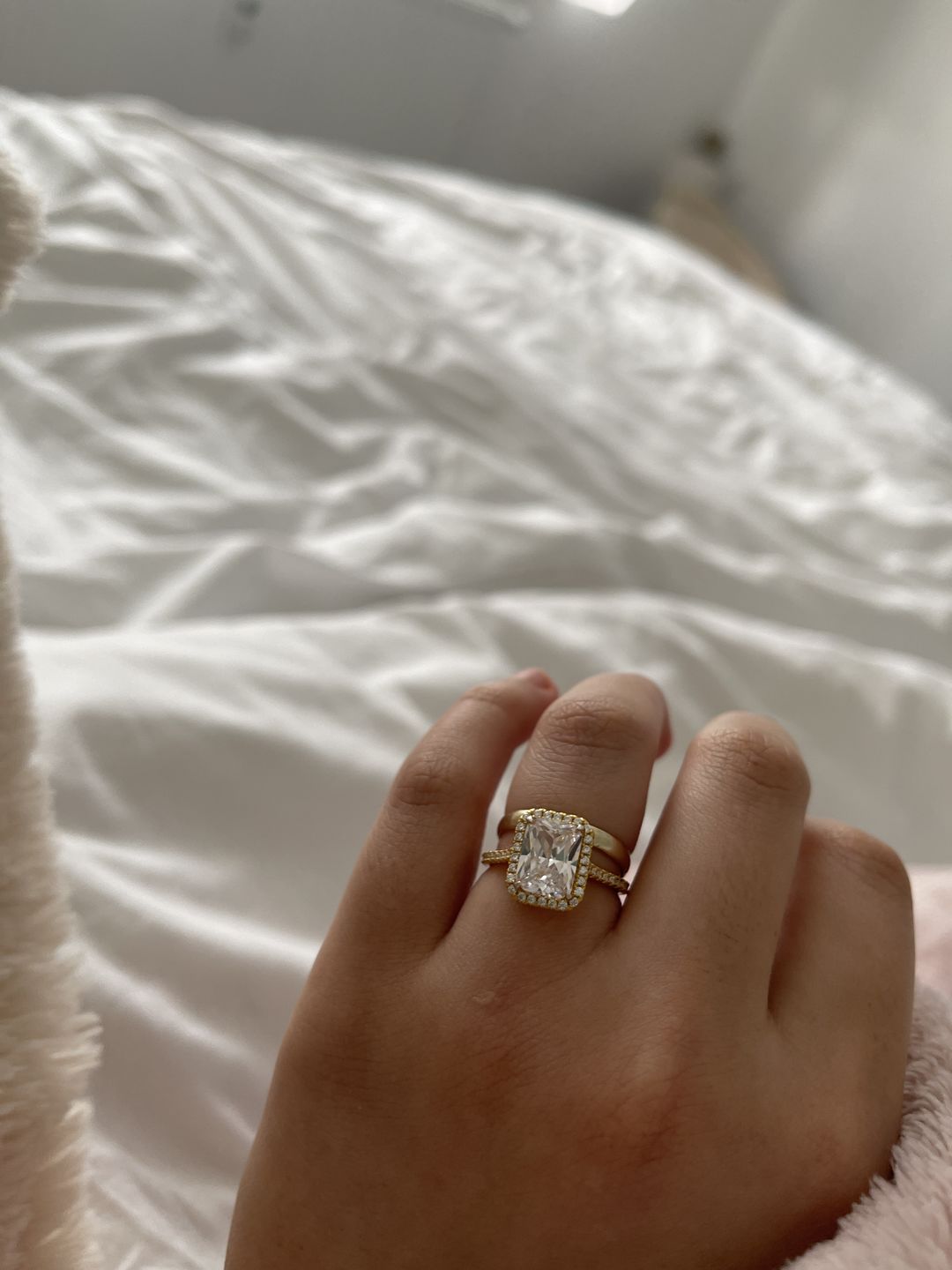Customer photo review of Big Shine Ring | 18K vergoldet
