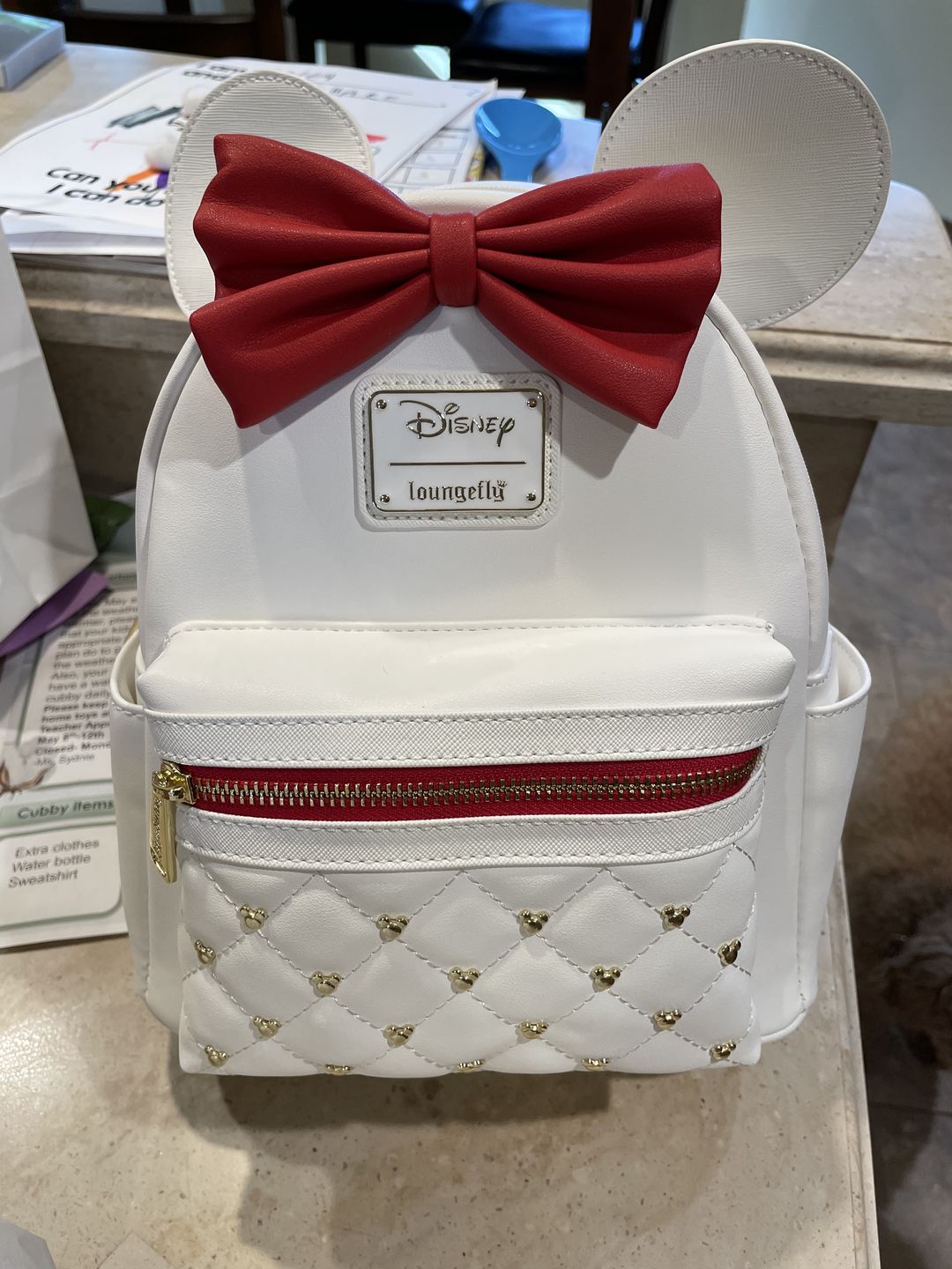 Customer photo review of 707 Street Exclusive - Loungefly Disney The Minnie Mouse Classic Series Mini Backpack - The Sweetheart