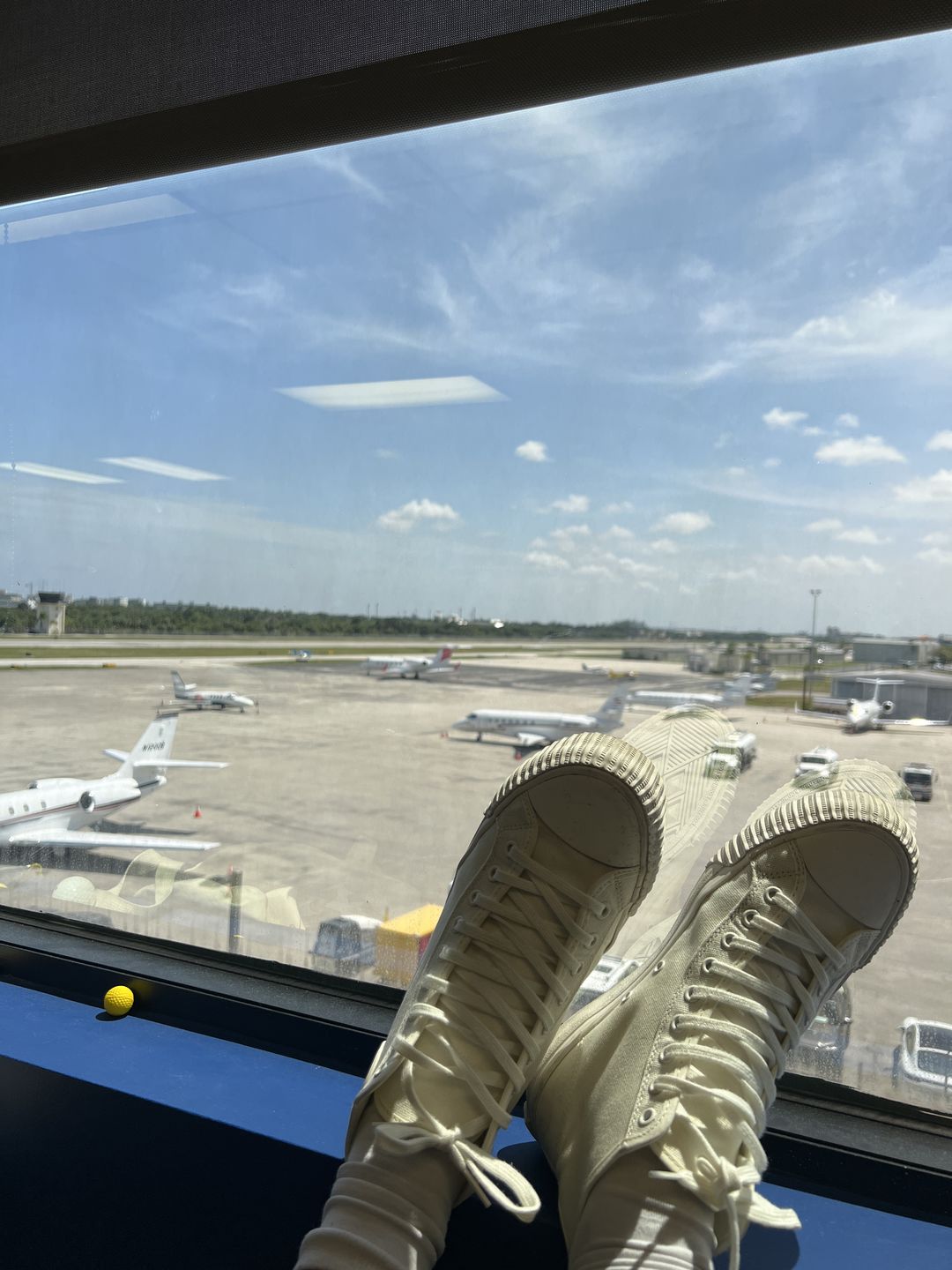 Customer photo review of Sea Salt Center Hi Top | Unisex Canvas Sneaker