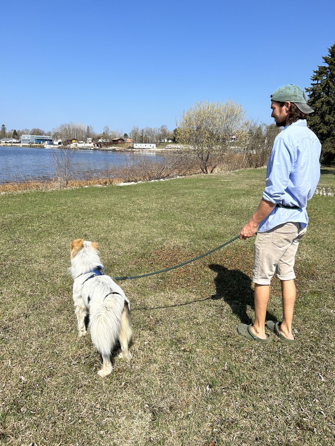 Customer photo review of 6-IN-1 Cotton Rope Dog Leash