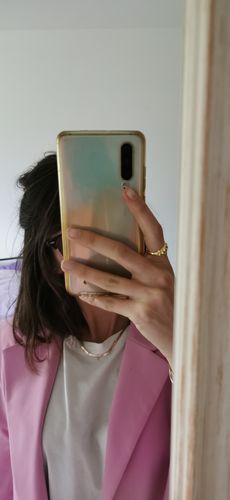 Customer photo review of Soulmate Necklace - Italian Vermeil