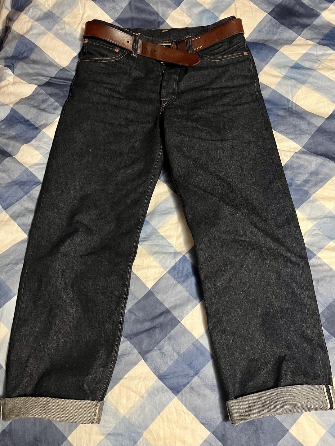 Customer photo review of Lot 47801XX 1947 Selvedge Denim Jeans
