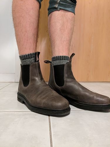 Customer photo review of J.B. Field's Hiking "Hiker GX" 74% Merino Wool Low-Cut Ankle Socks