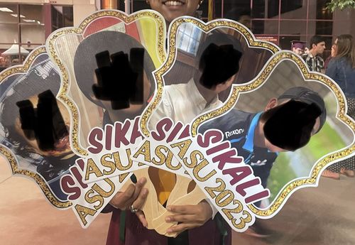 Customer photo review of Custom Graduation 2023 Head Cutouts