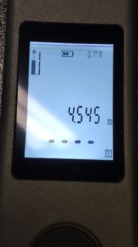 Customer photo review of RangeFinder - Bærbar Laserafstandsmåler Med Høj Præcision